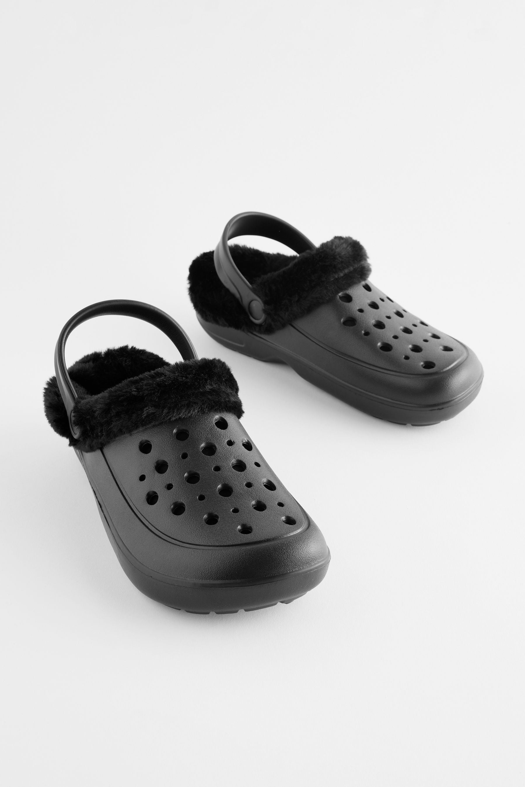 Crocs slippers black top