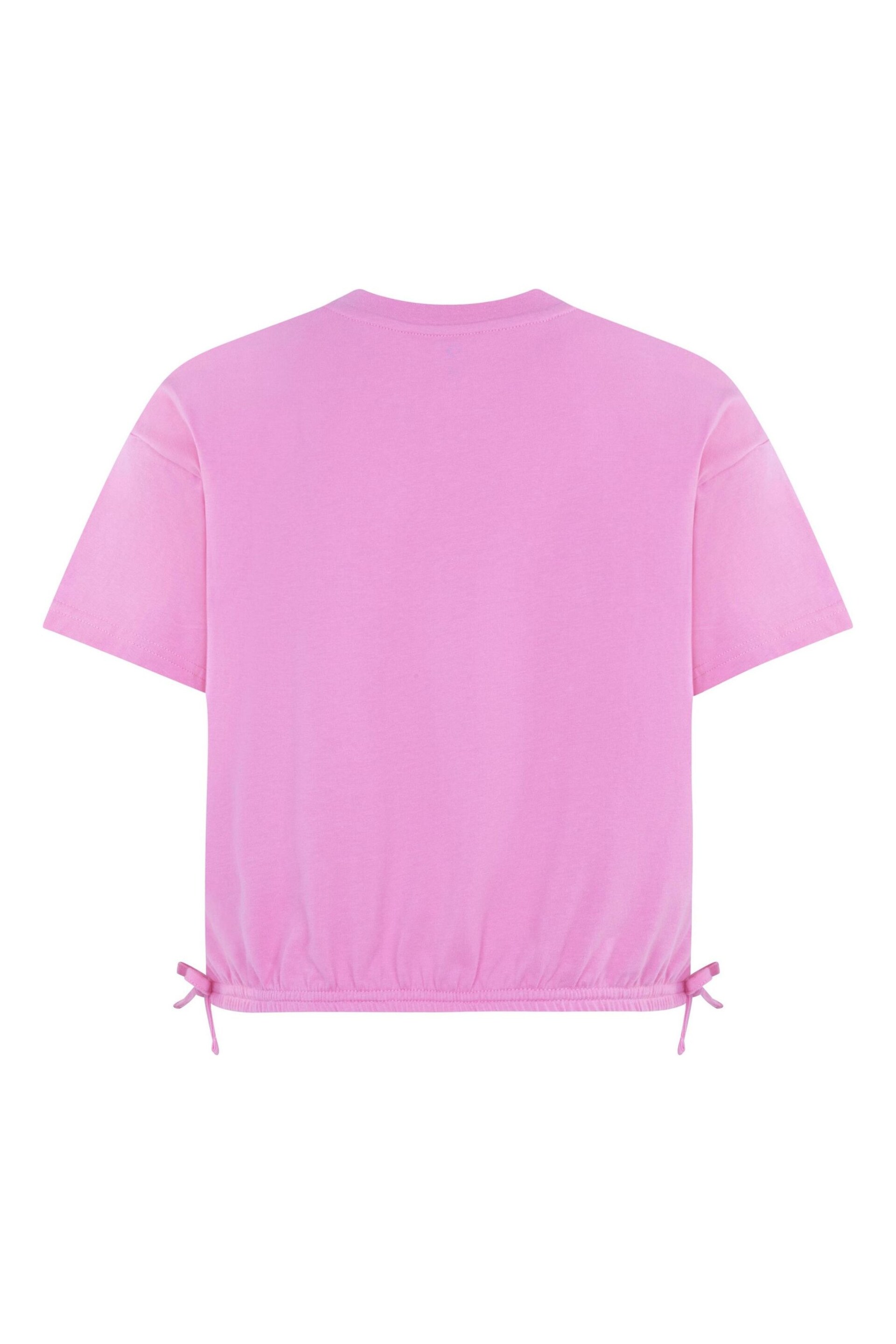 Converse Pink Realxed Graphic T-Shirt - Image 2 of 5