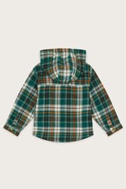 Monsoon Green Check Lined Shacket - Image 2 of 3