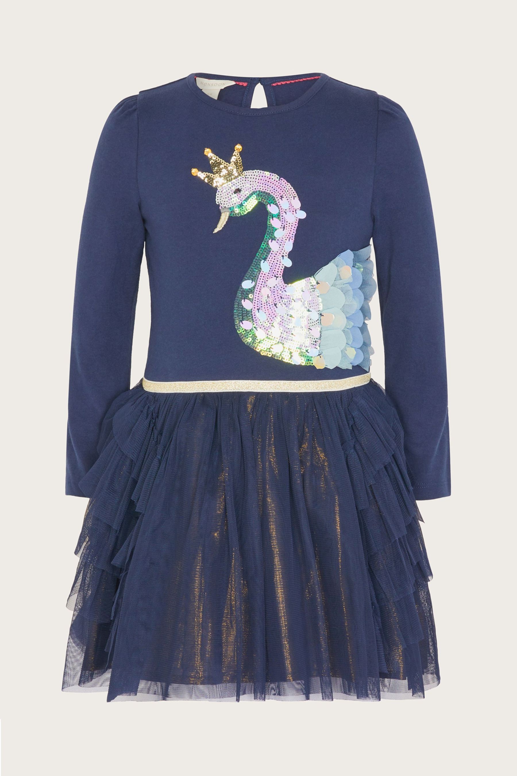 Monsoon swan dress top