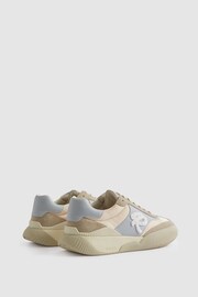 Reiss Blue Casper Leather Colourblock Running Trainers - Image 3 of 5