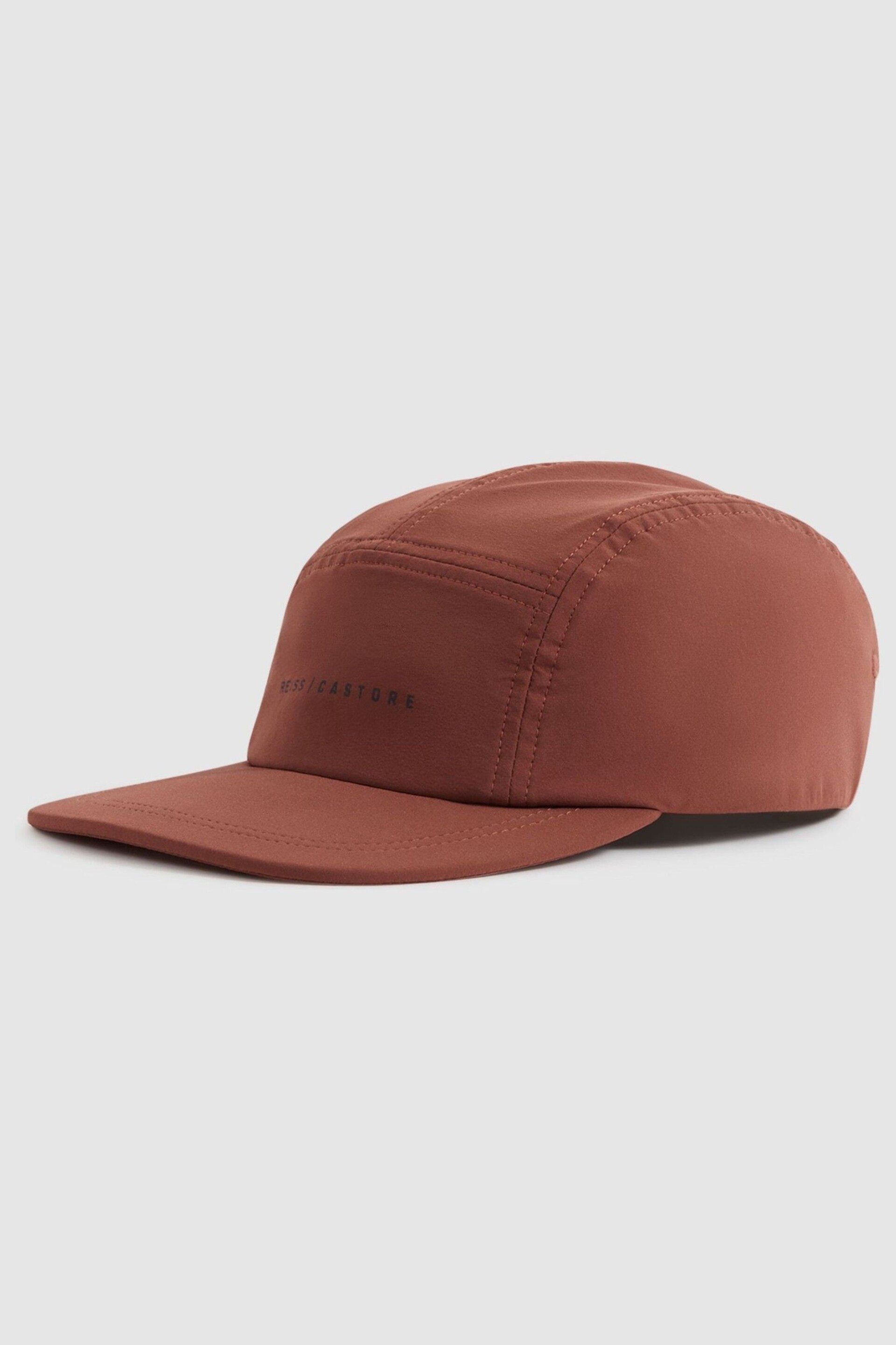 Reiss Rust Remy Castore Water Repellent Baseball Cap - Image 1 of 4