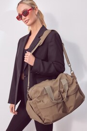 Khaki Green Weekend Bag - Image 4 of 11