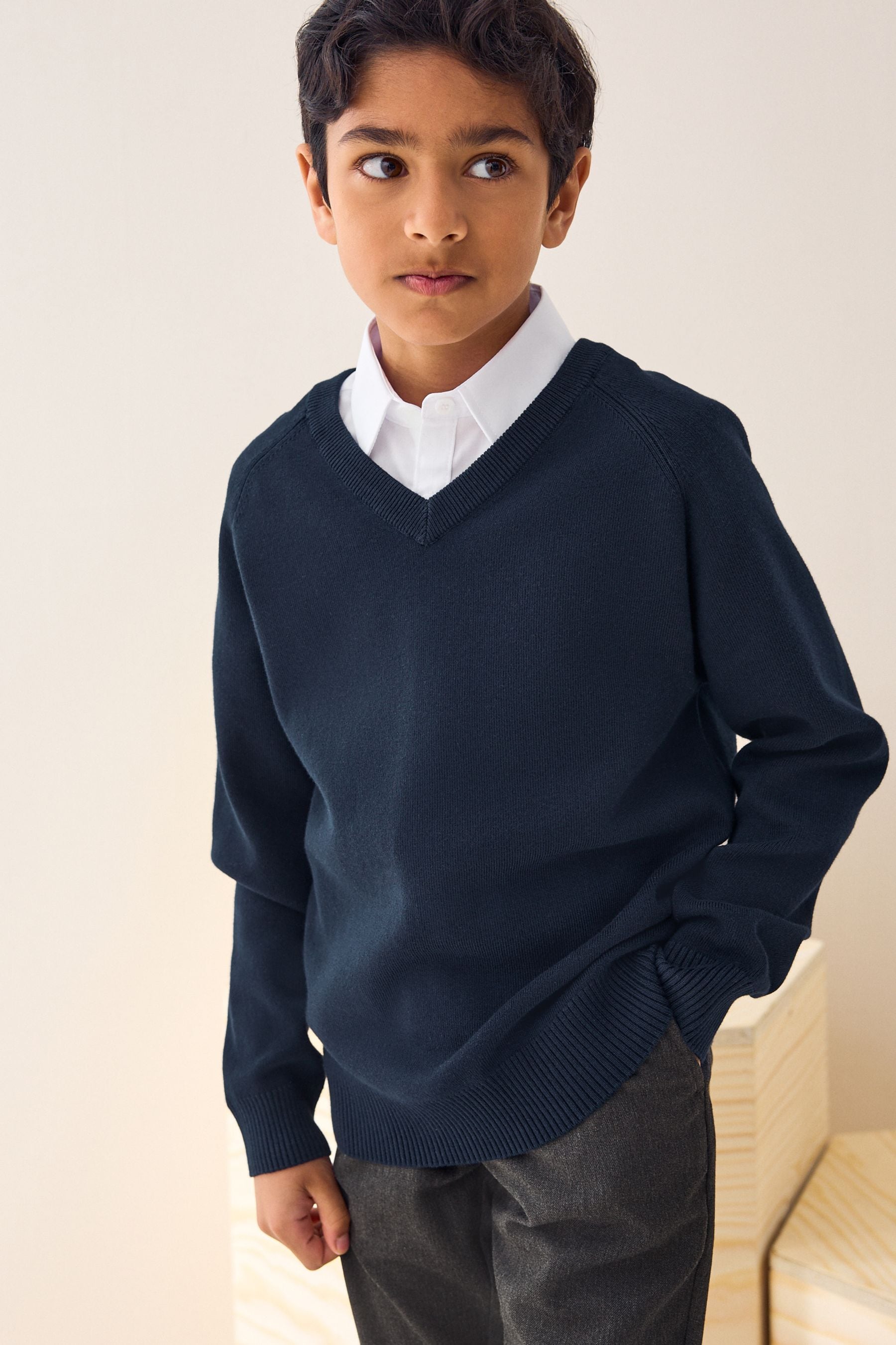Next navy jumpers store