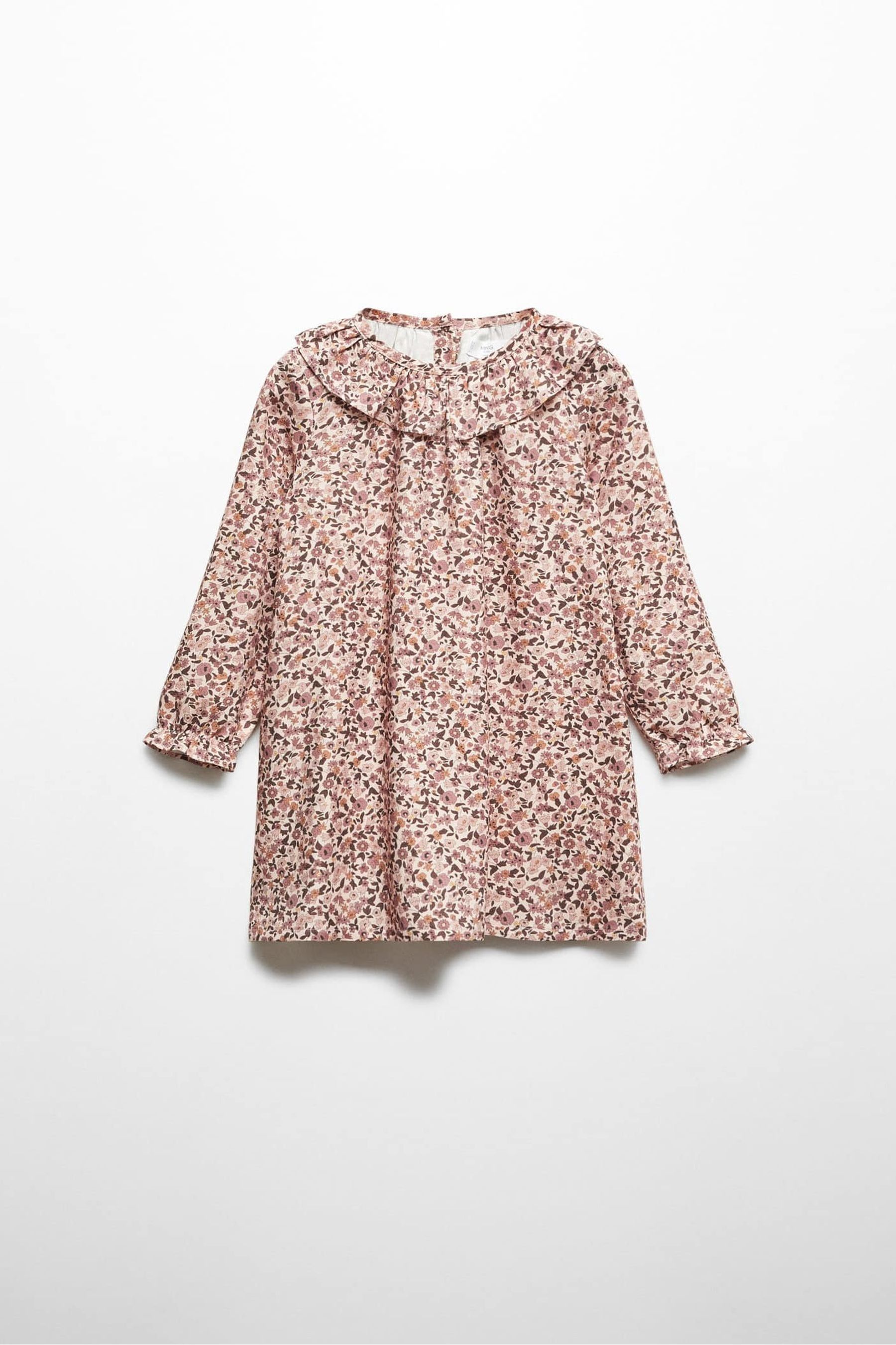 Mango pink leopard print dress new arrivals