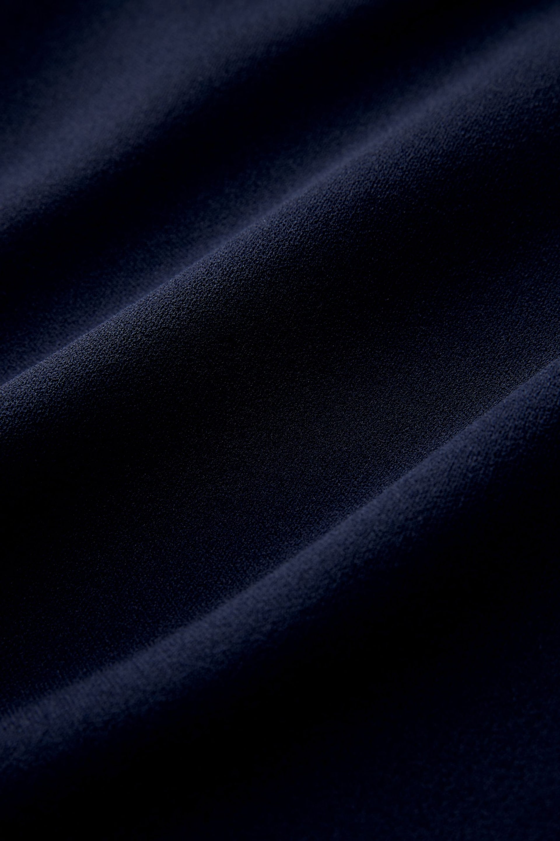 Navy Blue Cape Detail Maxi Dress - Image 6 of 6