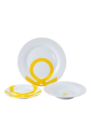 Benetton 12 Piece Multi Bright Dinnerware Set 12 Piece Dinner Set - Image 5 of 5