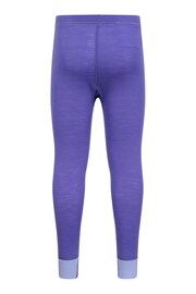 Mountain Warehouse Purple Kids Merino II Thermal Joggers - Image 2 of 5