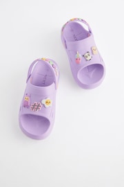 Purple Character Badge Clogs - Image 4 of 9