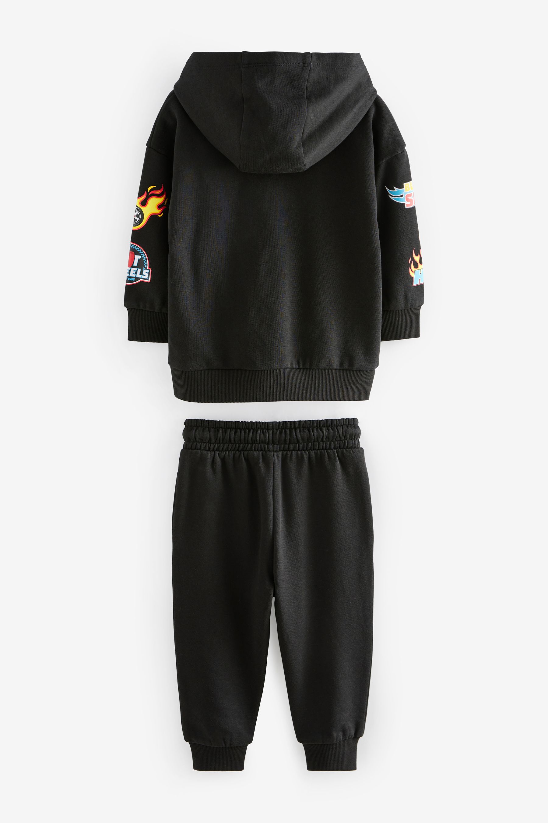 Buy Black Hot Wheets 100 Cotton Jersey Hoodie and Joggers Set 9mths 8yrs from Next Ireland