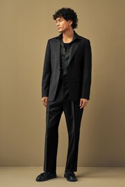 Black Stripe Suit: Jacket - Image 2 of 10