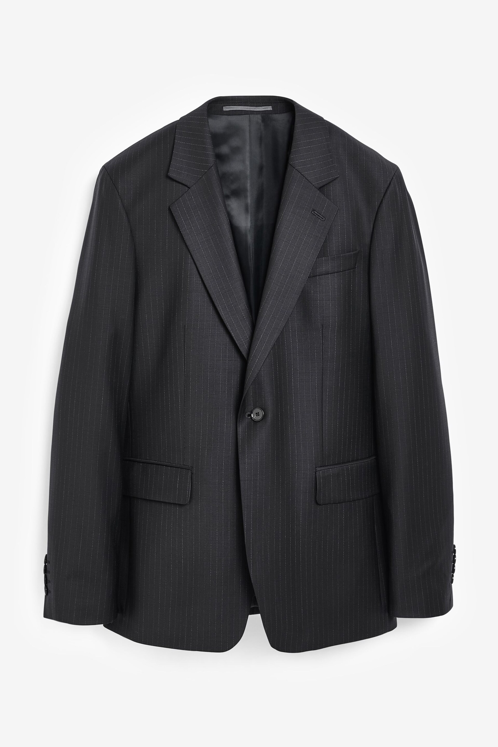 Black Stripe Suit: Jacket - Image 6 of 10