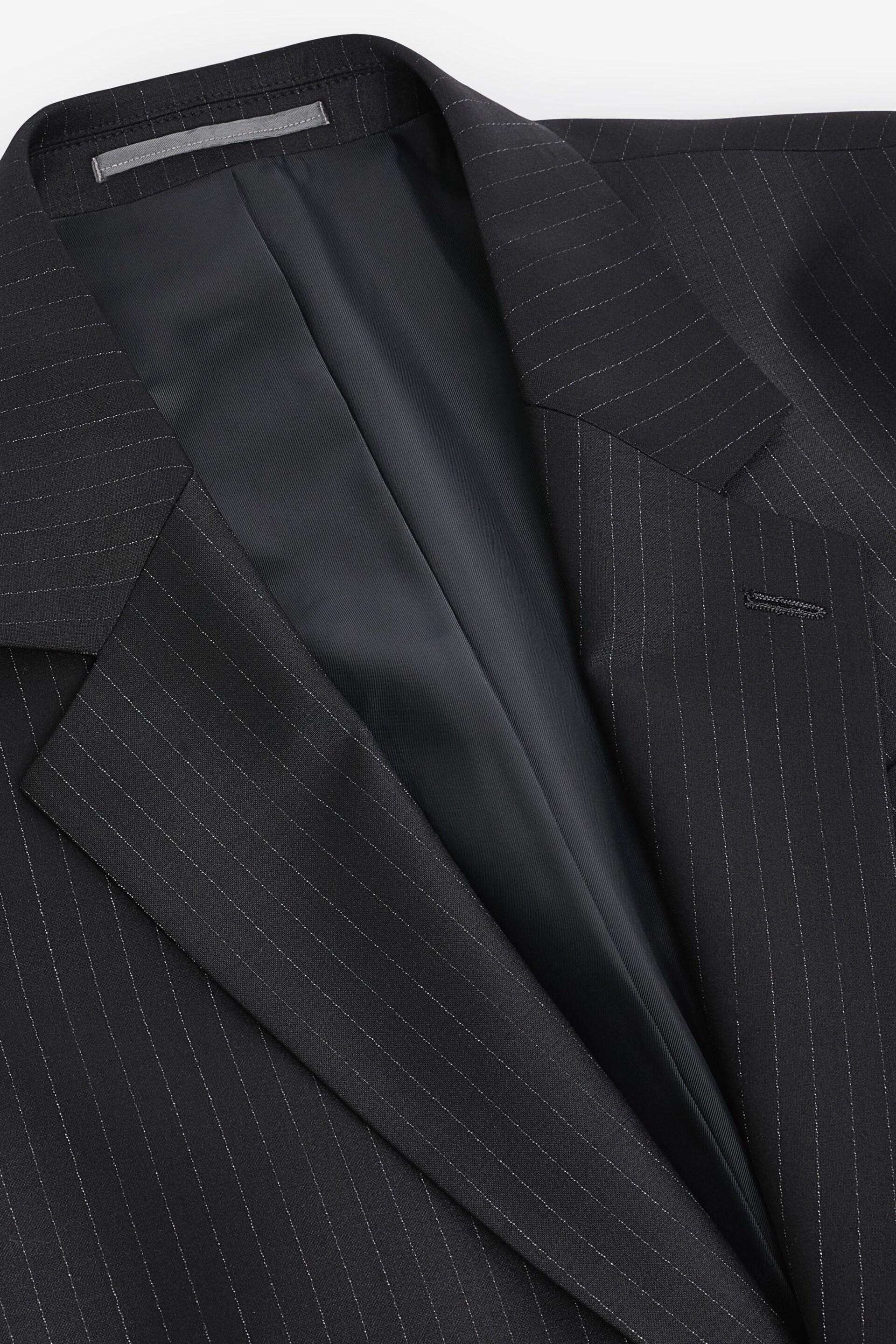 Black Stripe Suit: Jacket - Image 7 of 10