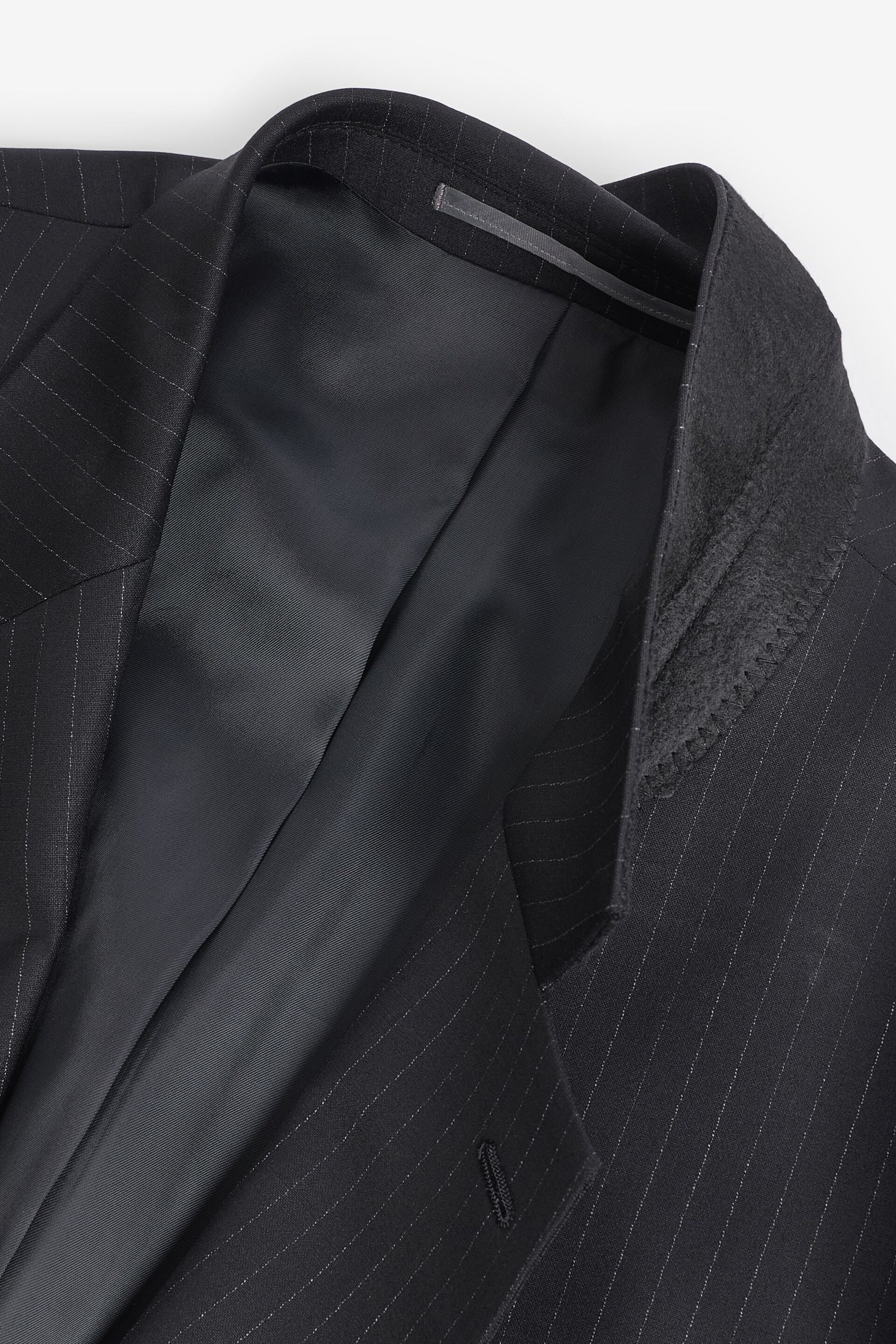 Black Stripe Suit: Jacket - Image 8 of 10