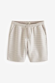 Grey Textured Zip Pocket Jersey Shorts - Image 6 of 9