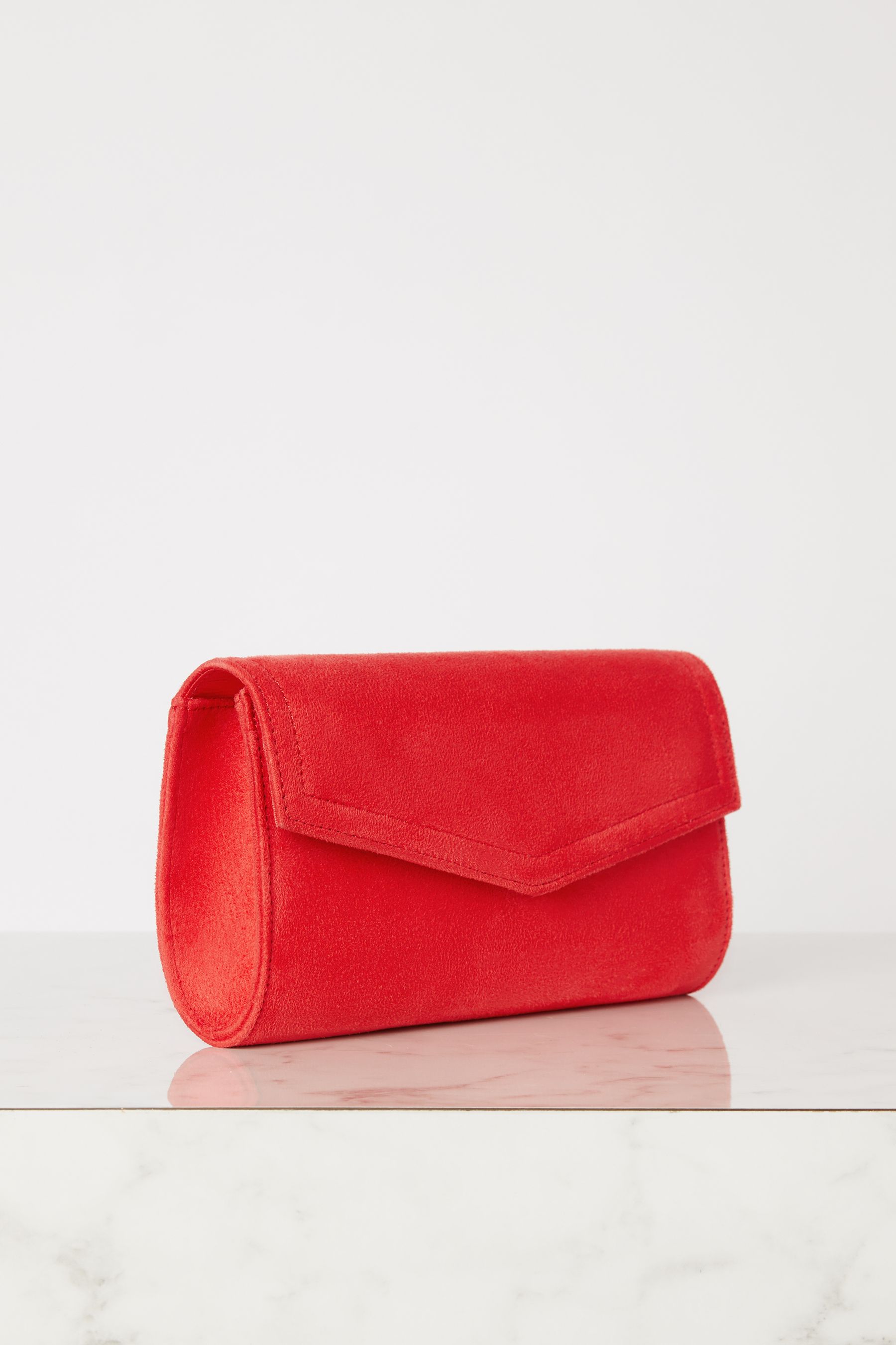 Buy Lipsy Red Foldover Ocassion Envelope Clutch Bag from Next Luxembourg