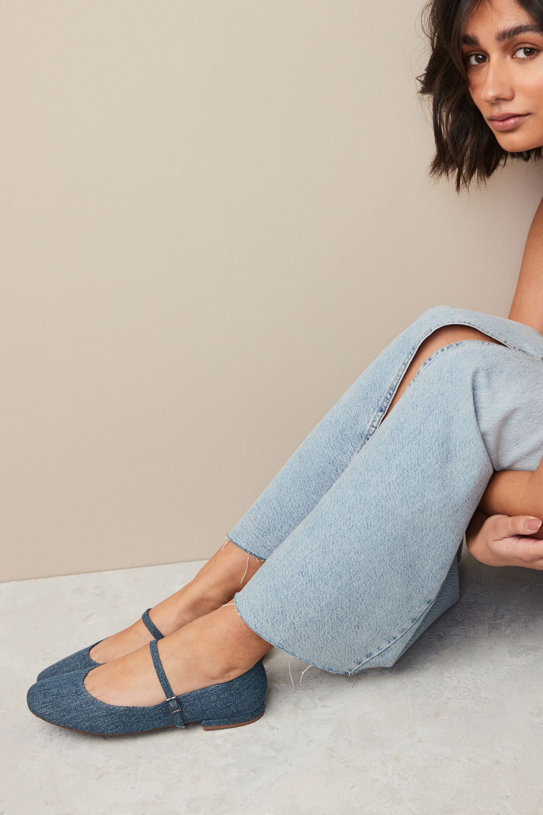 Denim shoes uk store