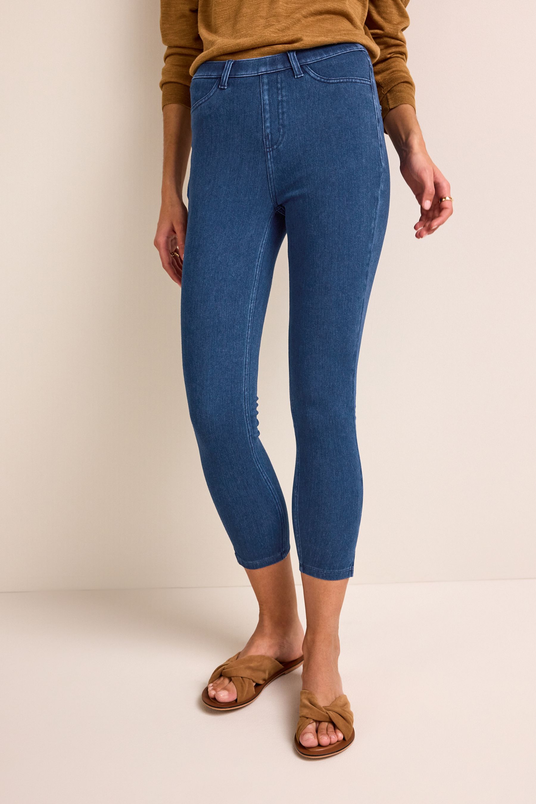 Next crop denim leggings cheap