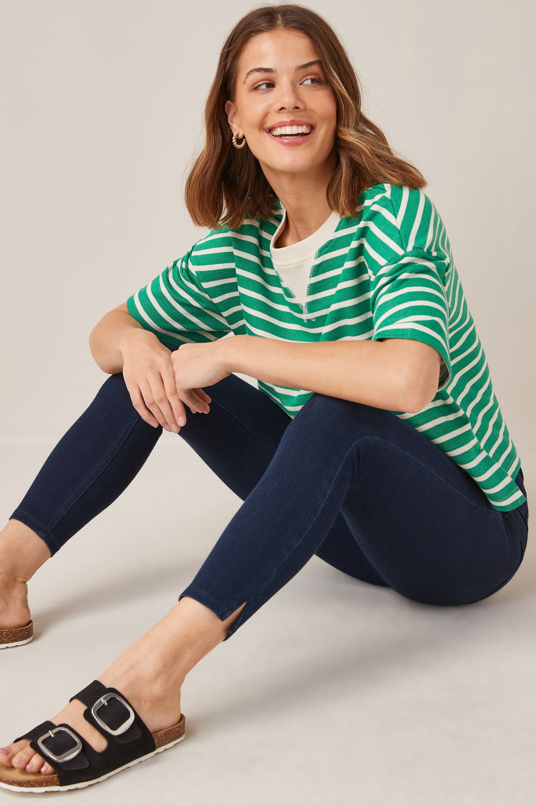 Next jersey cropped leggings cheap