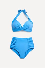 Linzi Blue/Green Amalfi Moulded Cup High Waist Bikini Set - Image 3 of 9