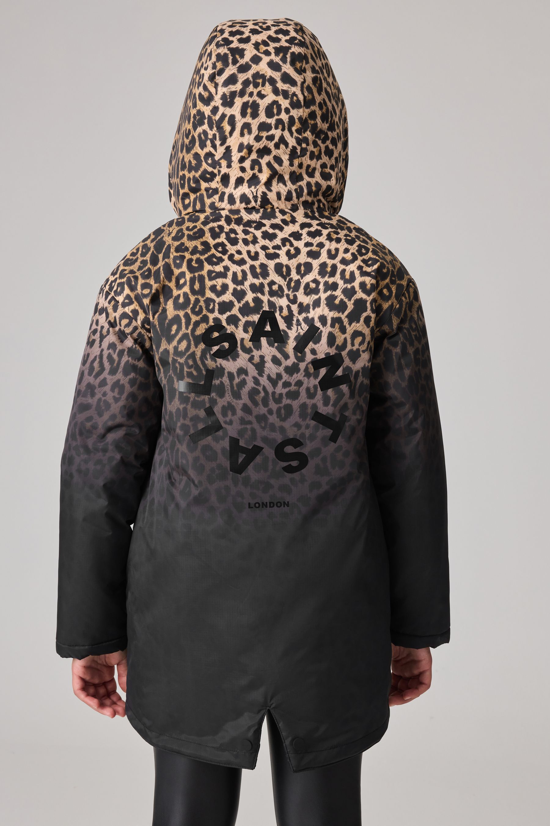 Buy smALLSAINTS Leopard Girls Coat from the Next UK online shop