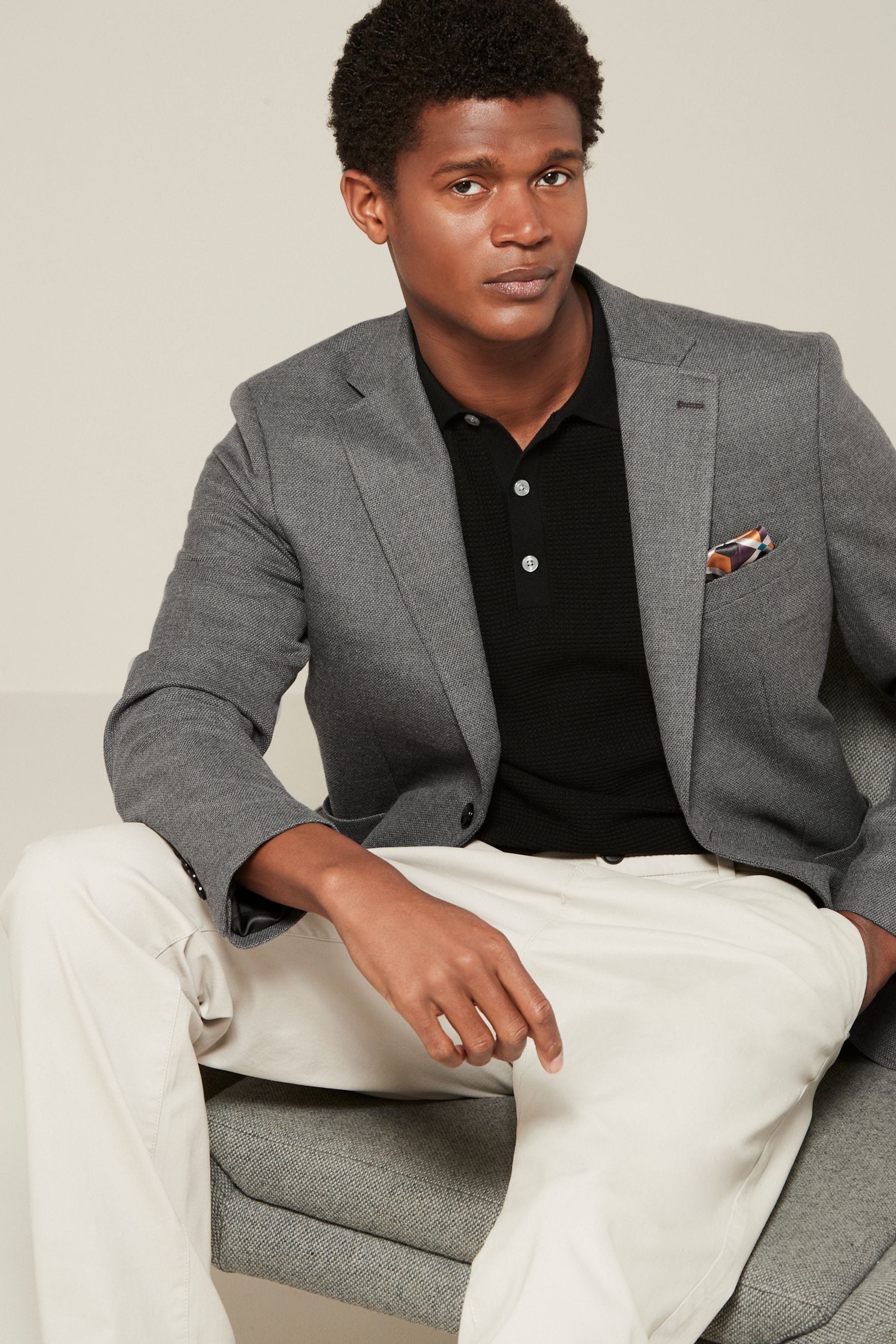 Regular fit blazer clearance