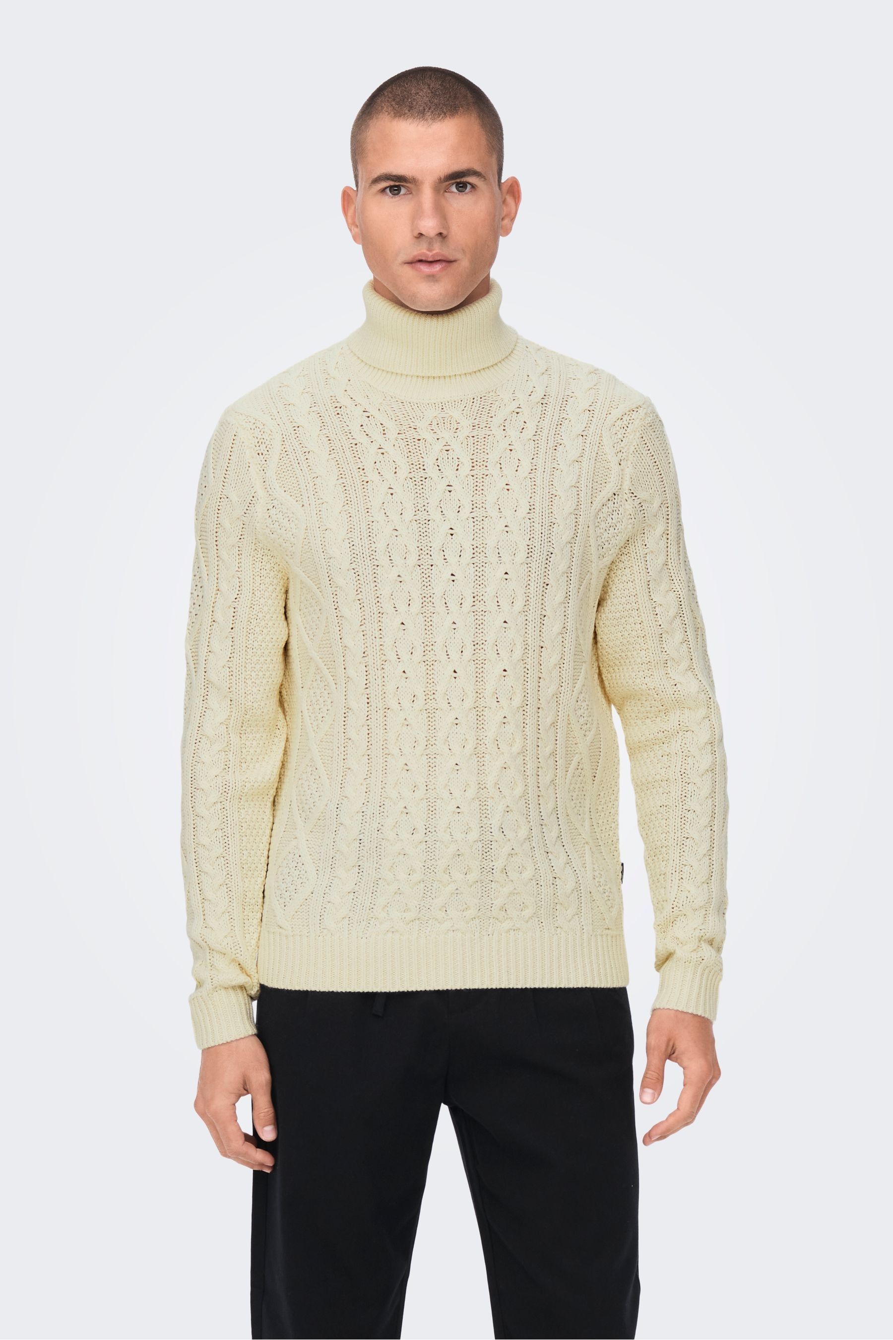 Only cable knit jumper top