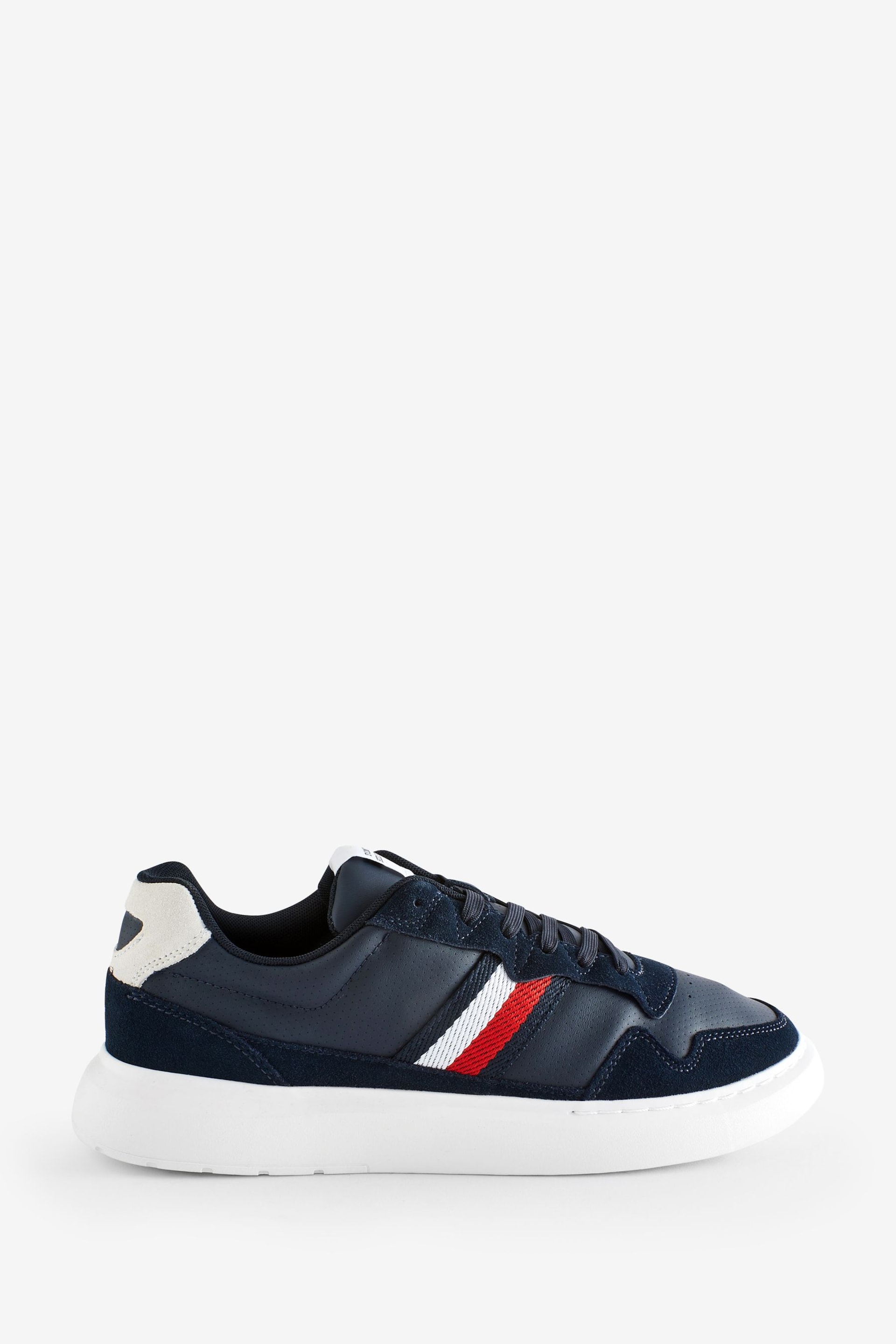 Tommy Hilfiger Blue Mix Stripes Sneakers - Image 1 of 4
