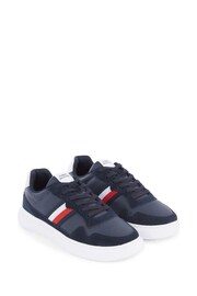 Tommy Hilfiger Blue Mix Stripes Sneakers - Image 2 of 4