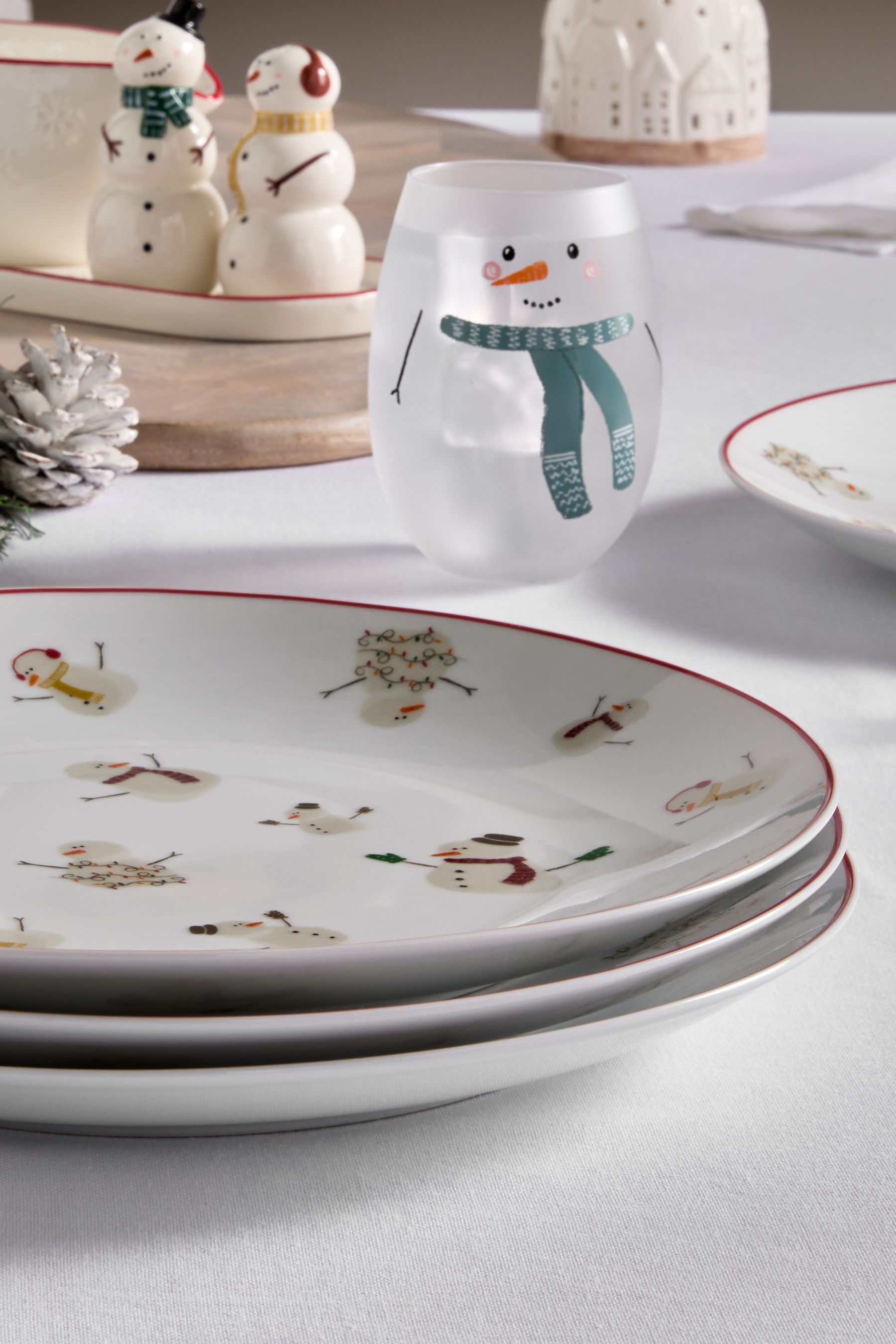 Snowman plates sets new arrivals