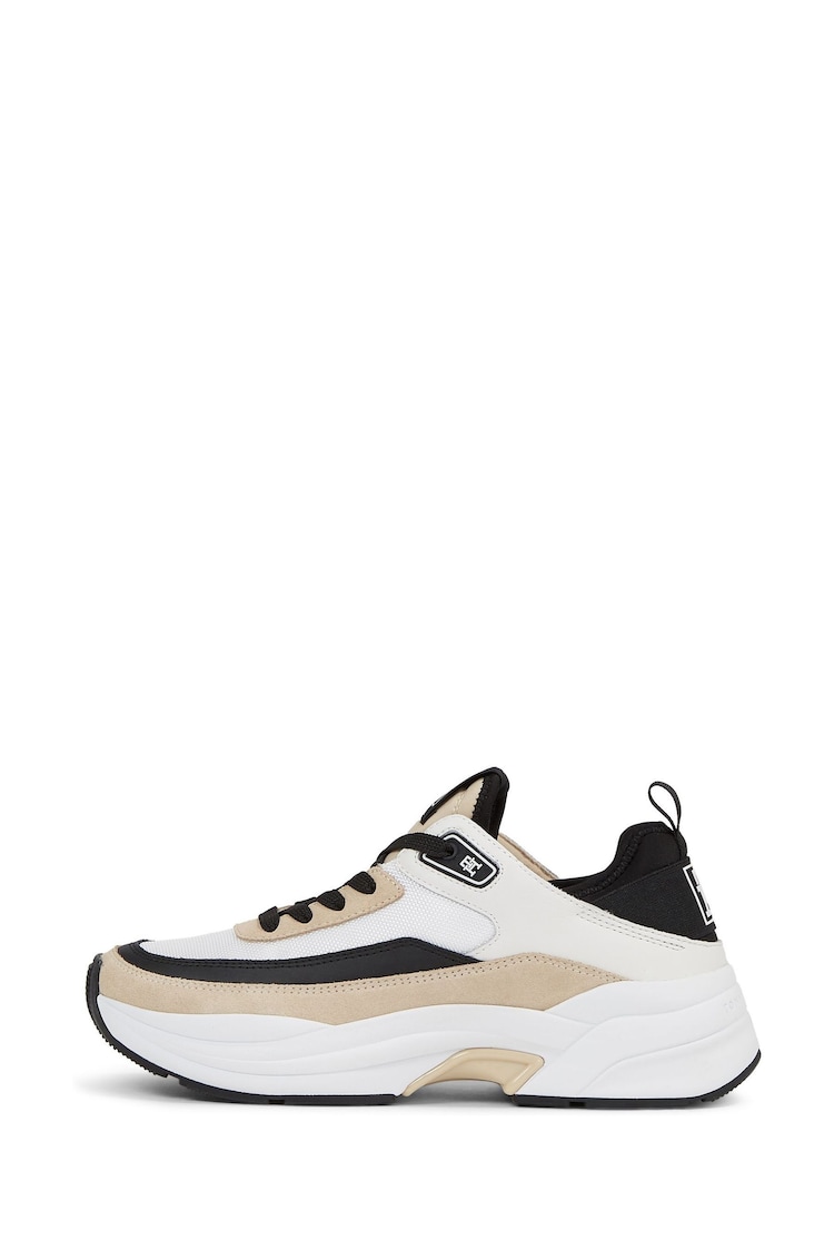 Tommy Hilfiger White Sporty Lux Runner Trainers - Image 2 of 3