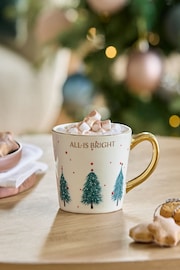 Green Christmas Trees Mug - Image 1 of 4