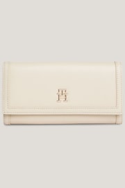 Tommy Hilfiger City Compact Flap Cream Wallet - Image 1 of 3