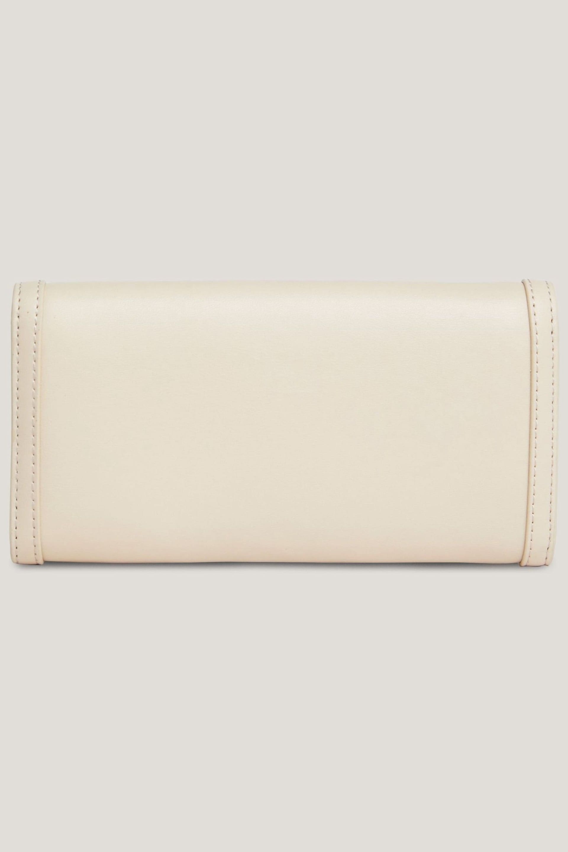 Tommy Hilfiger City Compact Flap Cream Wallet - Image 2 of 3