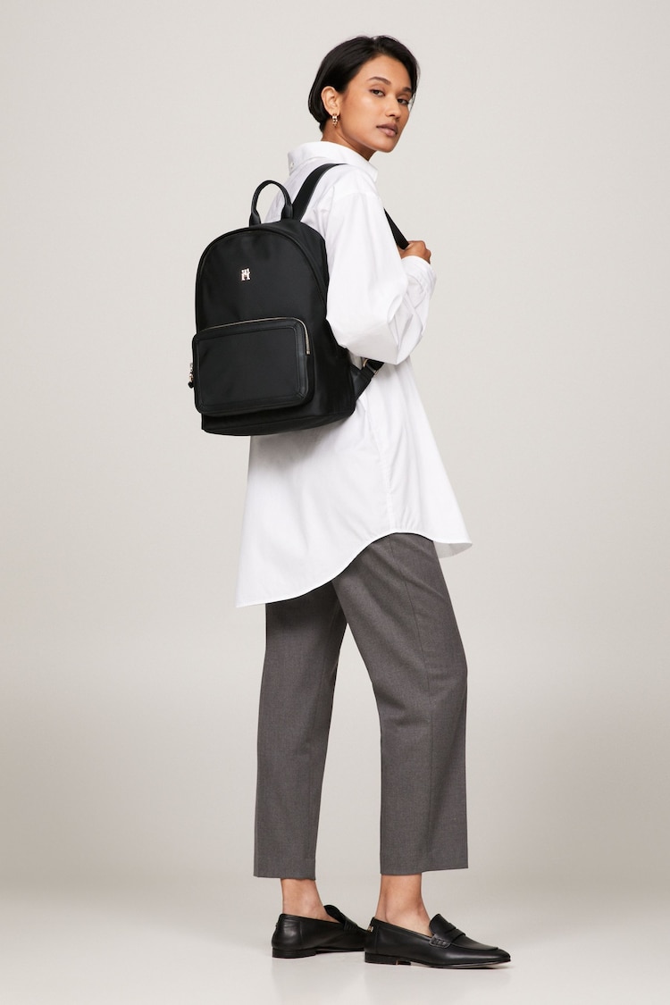 Tommy Hilfiger Black Essential Backpack - Image 1 of 6