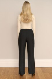 Society 8 Ava Black Button Trousers - Image 2 of 4