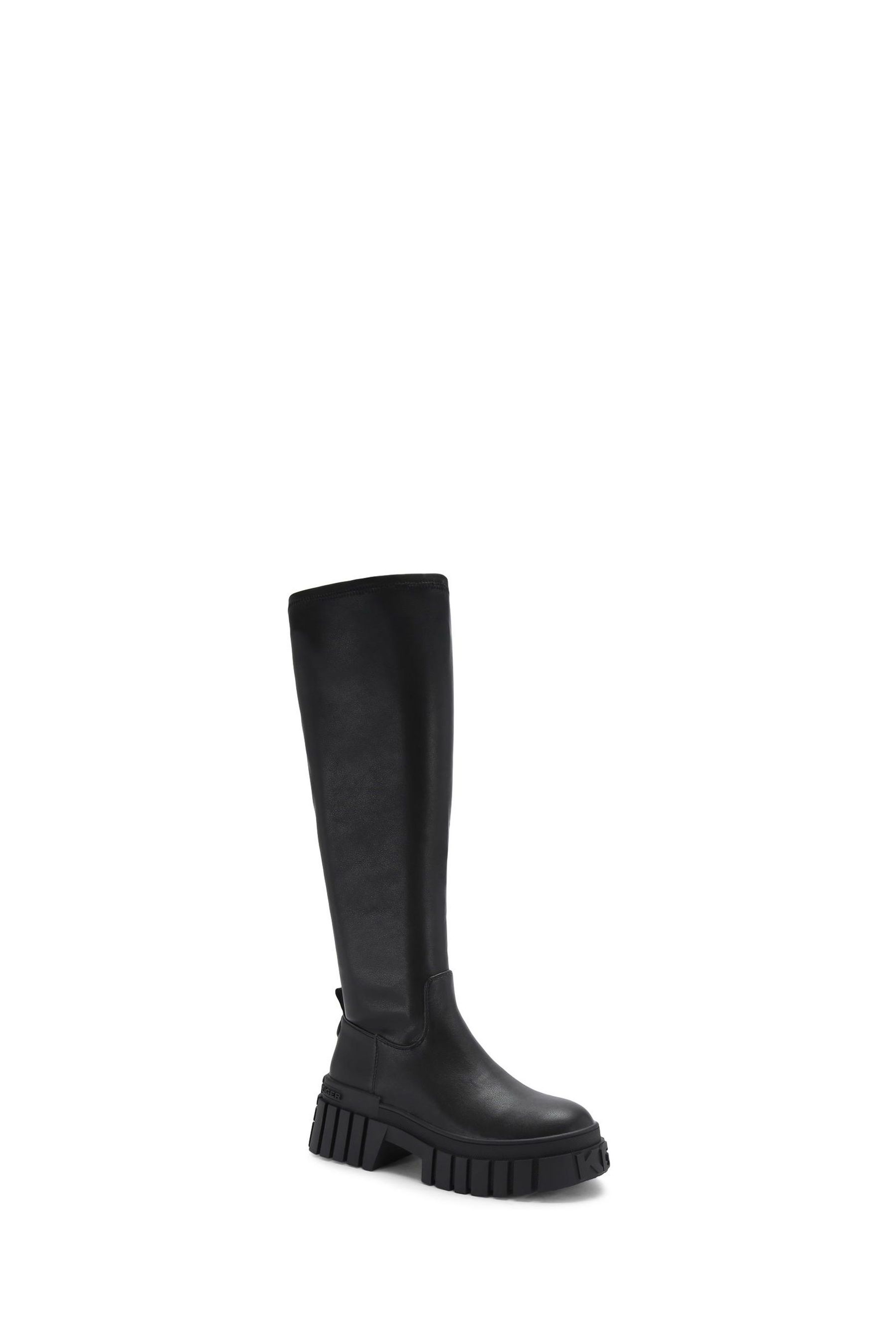 Buy KG Kurt Geiger Black Tegan Sock Knee Boots from Next Luxembourg