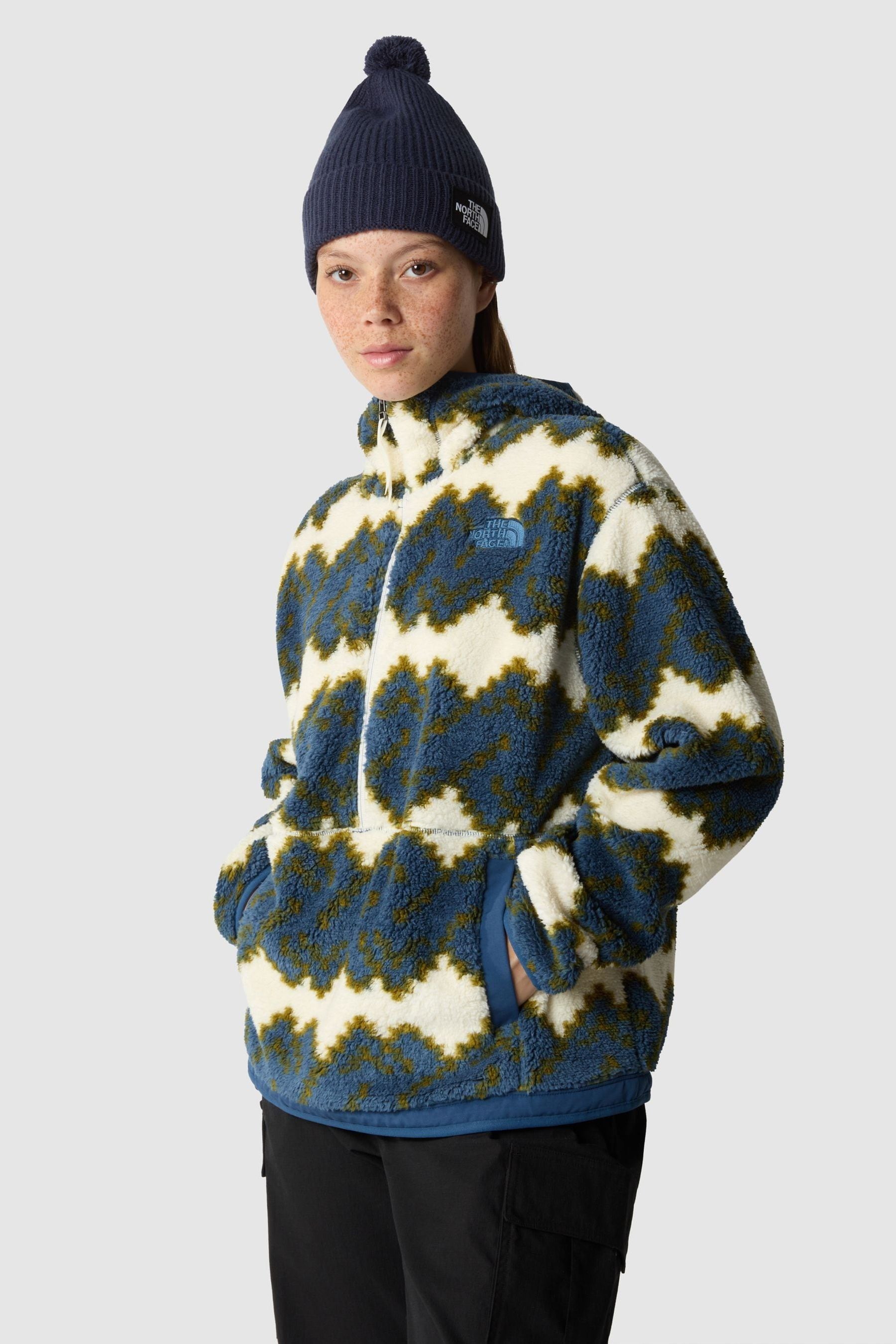 Buy The North Face Blue Campshire Fleece Hoodie from Next Luxembourg