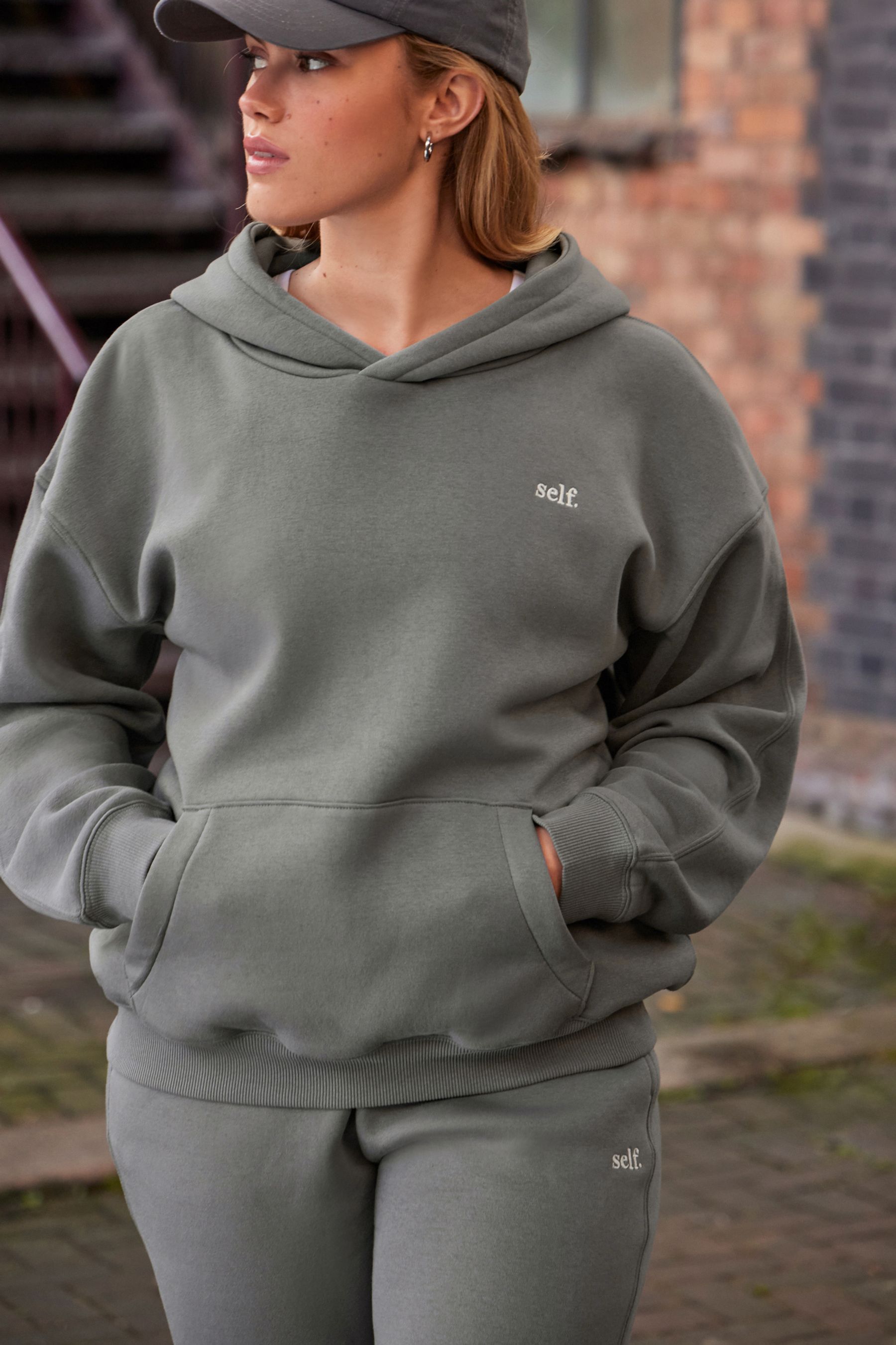 Buy Self. Grey Hoodie from Next Ukraine