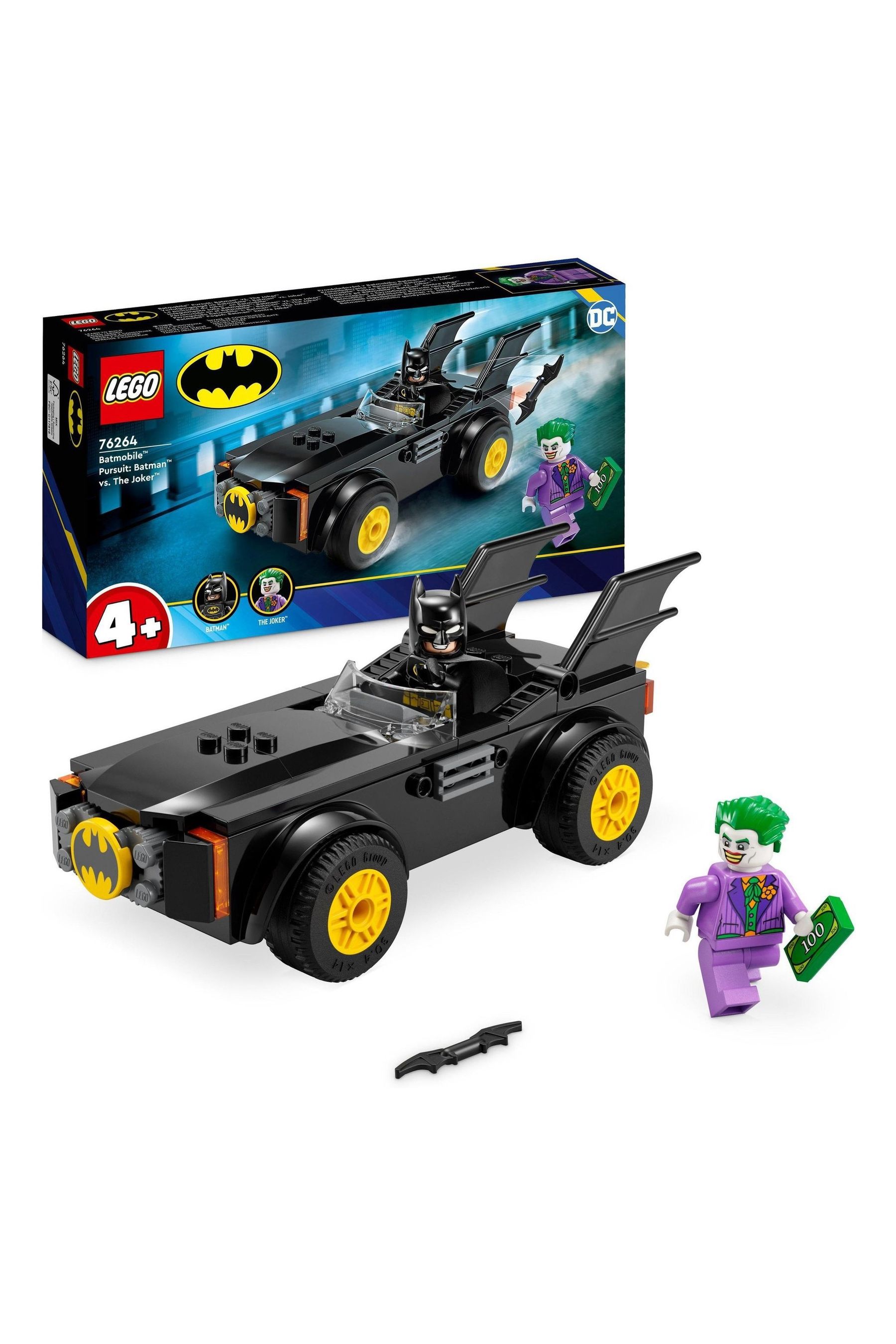 LEGO DC Batmobile Pursuit Batman vs The Joker 4 Set from Next Latvia