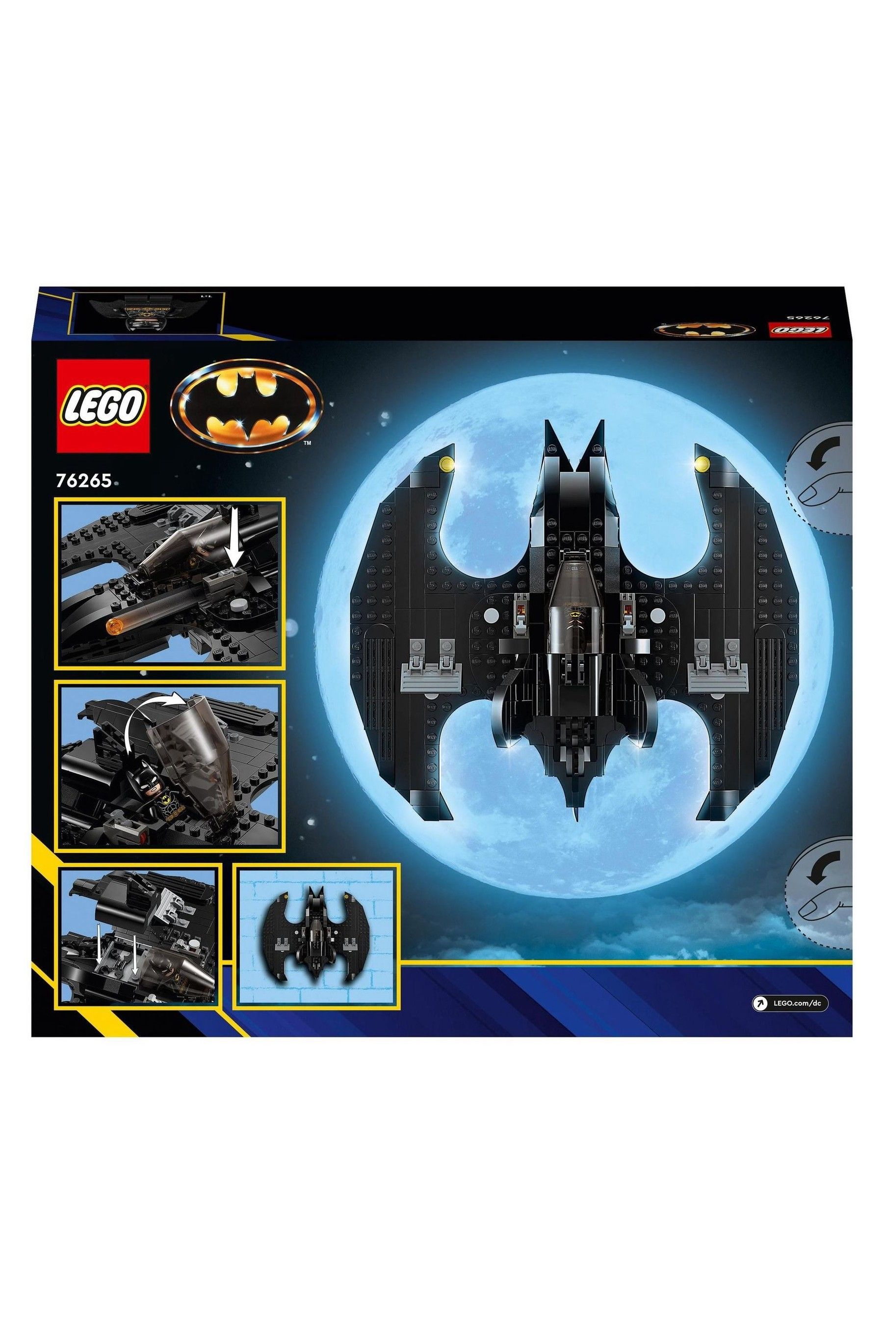 Buy LEGO DC Batwing Batman vs The Joker Plane Toy Set 76265 from the Next UK online shop