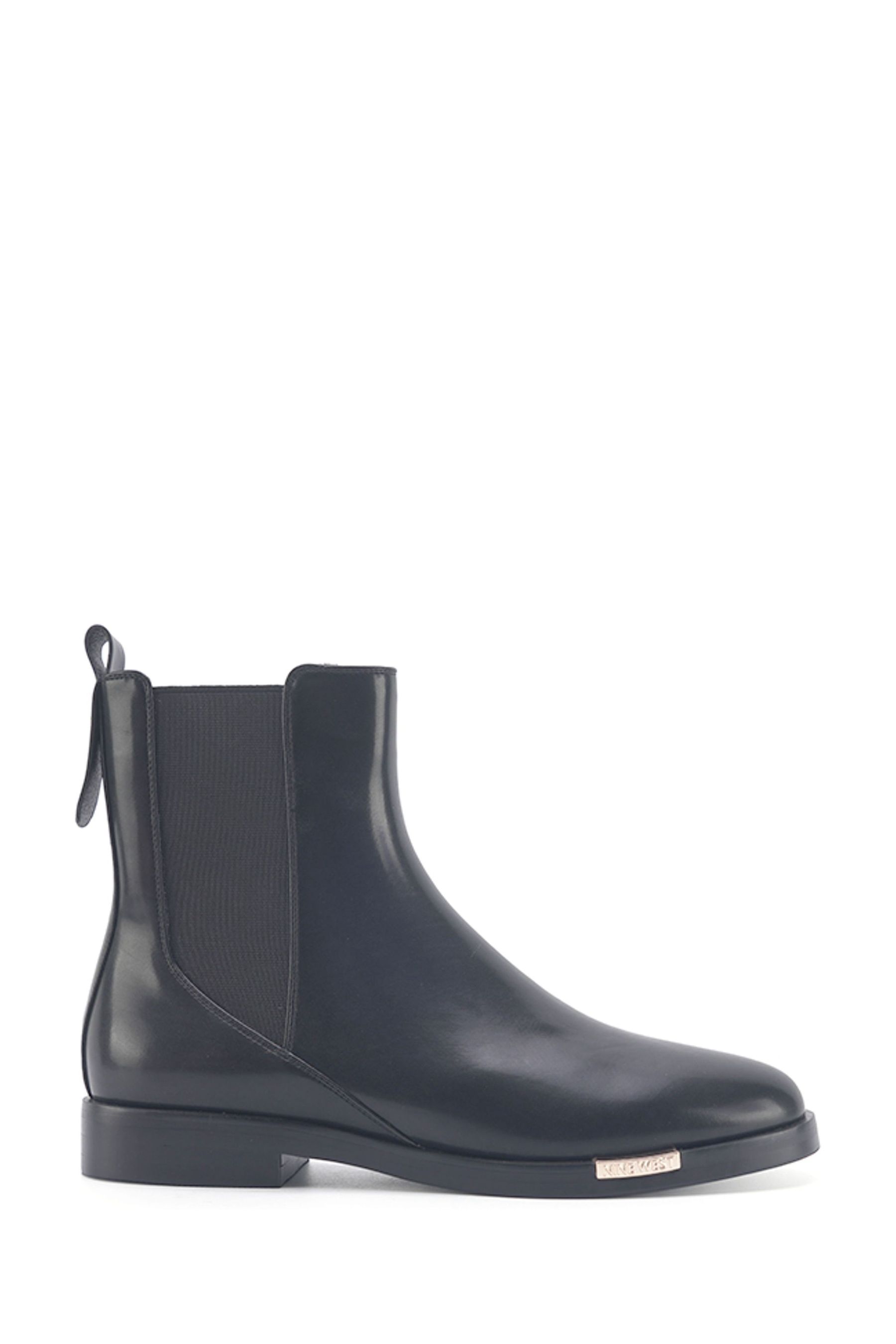 Buy Nine West Womens Sandie Dark Black Flat Chelsea Boots from the Next UK online shop