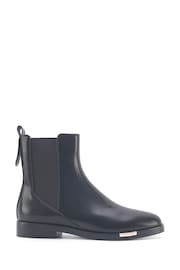 Nine West Womens 'Sandie' Dark Black Flat Chelsea Boots - Image 1 of 3