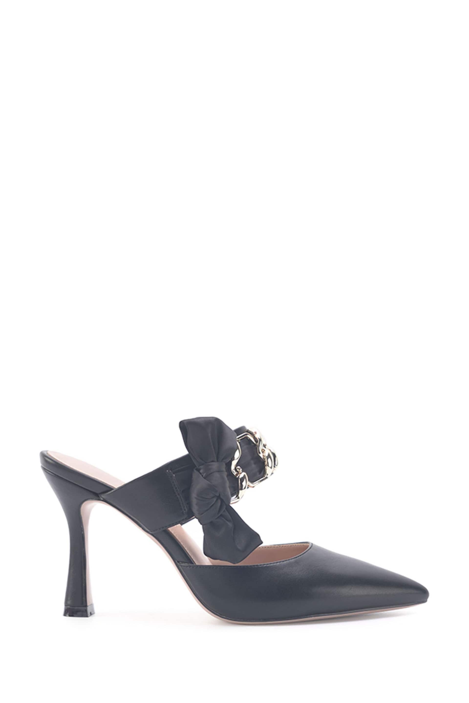 Nine West Womens 'Mina' Spool Heel Court Black Shoes - Image 1 of 3