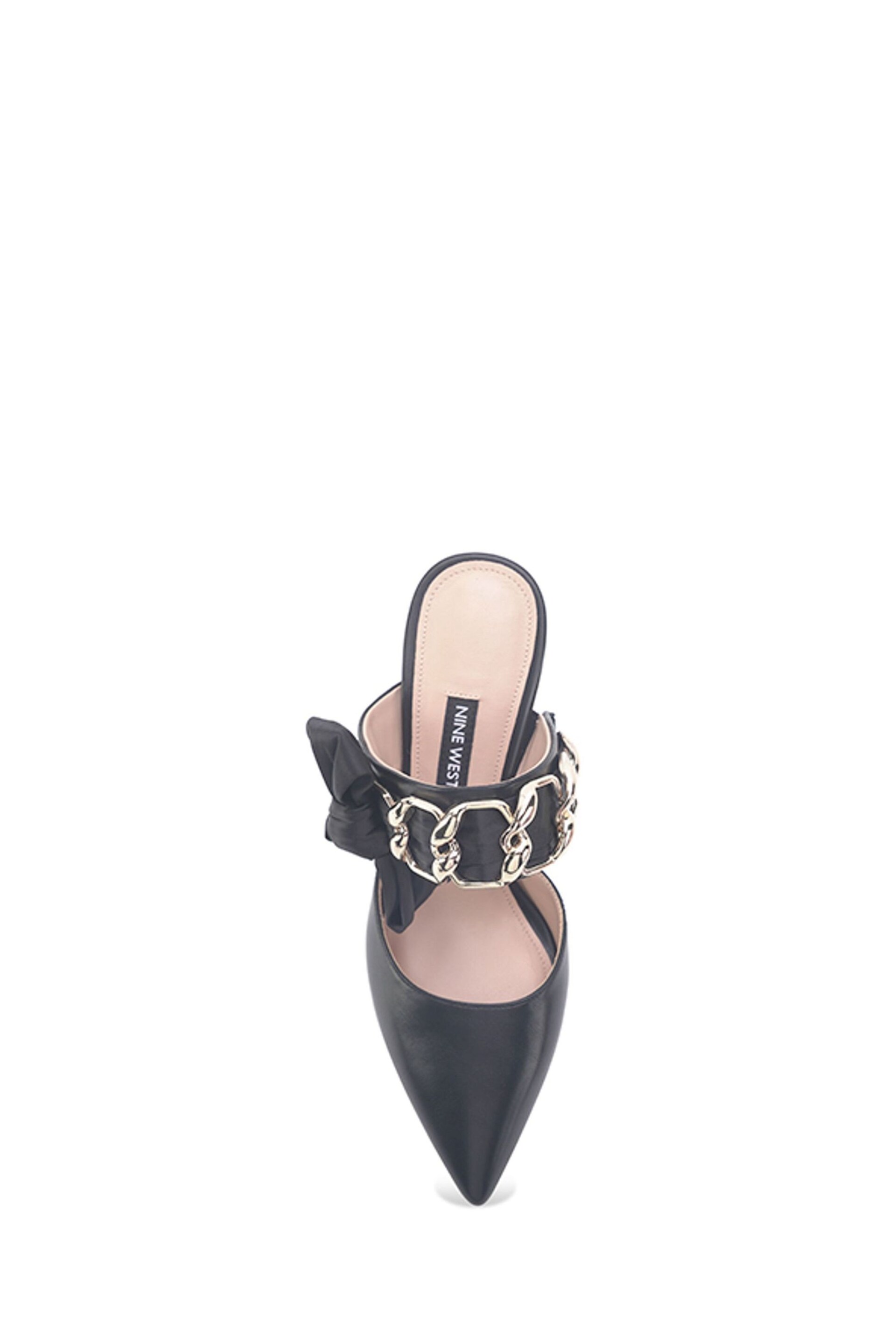 Nine West Womens 'Mina' Spool Heel Court Black Shoes - Image 3 of 3