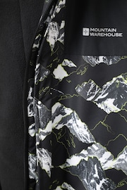 Mountain Warehouse Grey Shadow II Mens Fleece Lined Printed Ski Jacket - Image 5 of 6