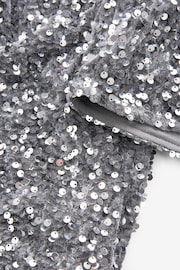 Silver Sequin Jacket - Image 6 of 6