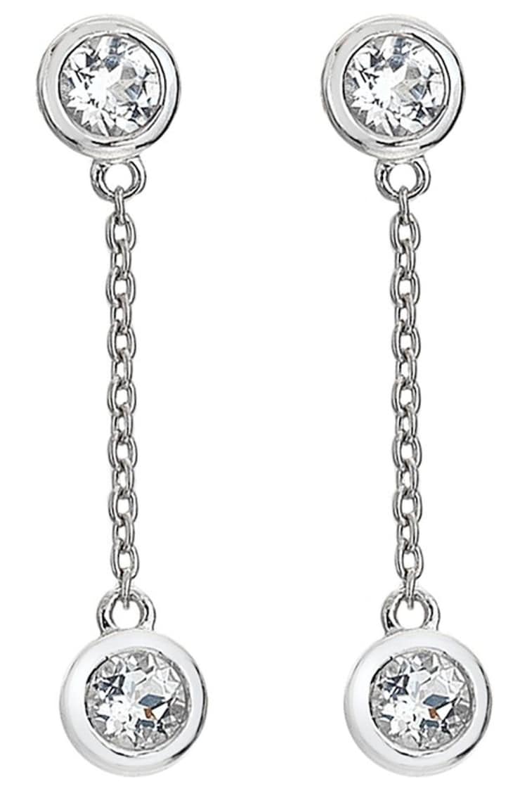 Hot Diamonds Silver Tone Tender Waterfall Drop Earrings - Image 2 of 3