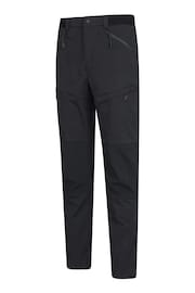 Mountain Warehouse Black Jungle Mens Water Resistant Trekking Trousers - Image 2 of 6