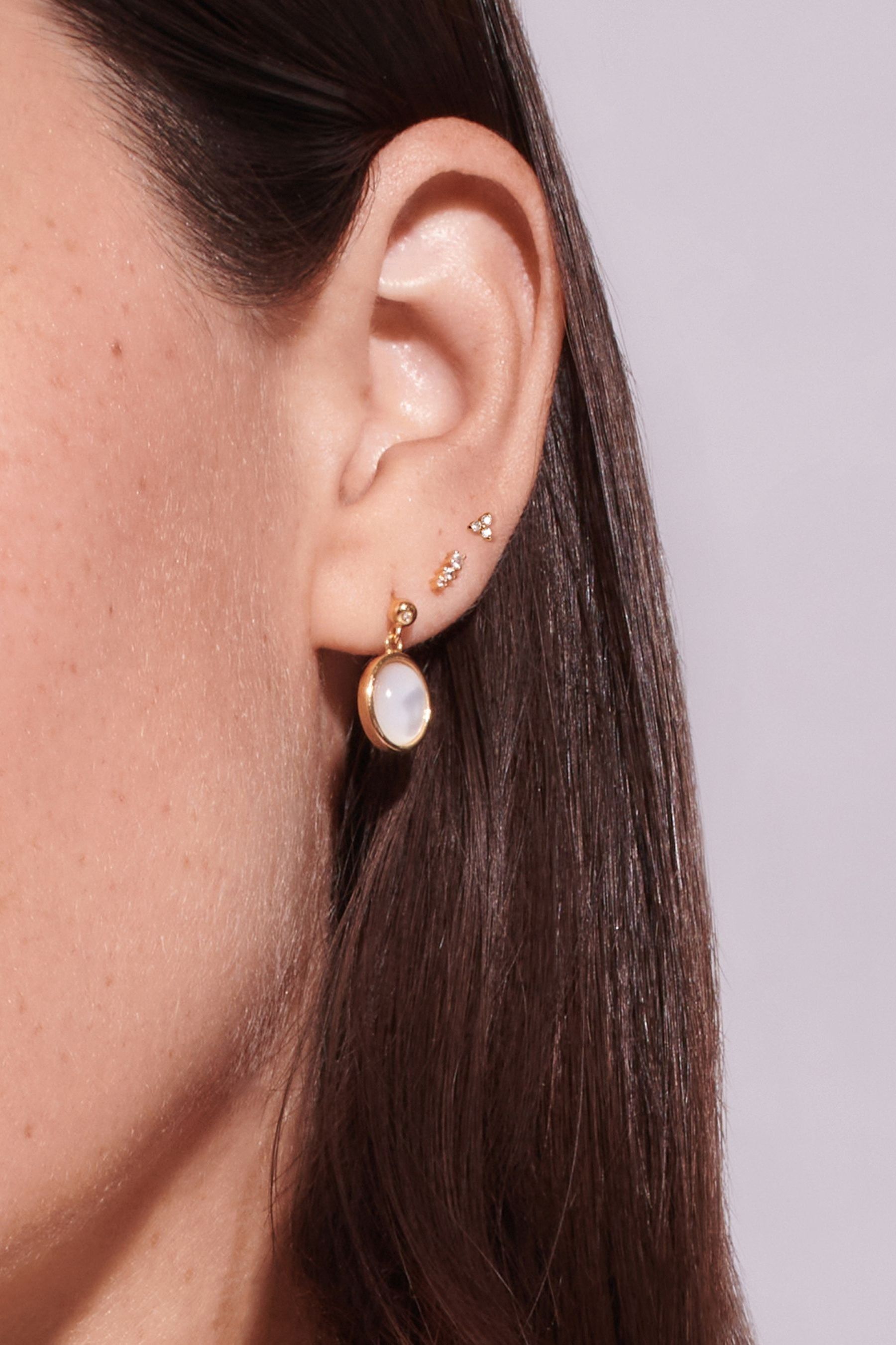 Micro stud earrings store